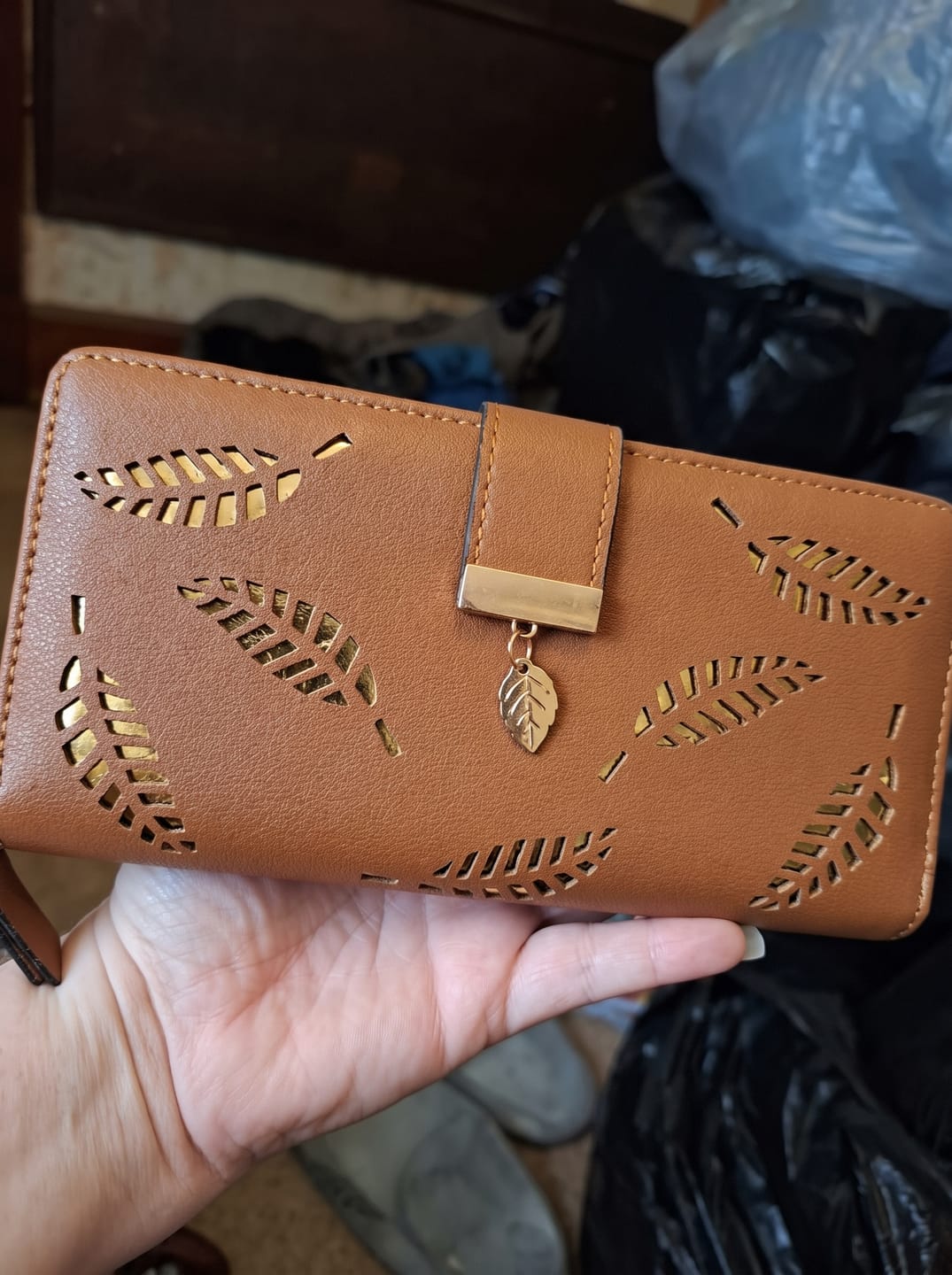 Customer photo review of Il Portafoglio Foglia