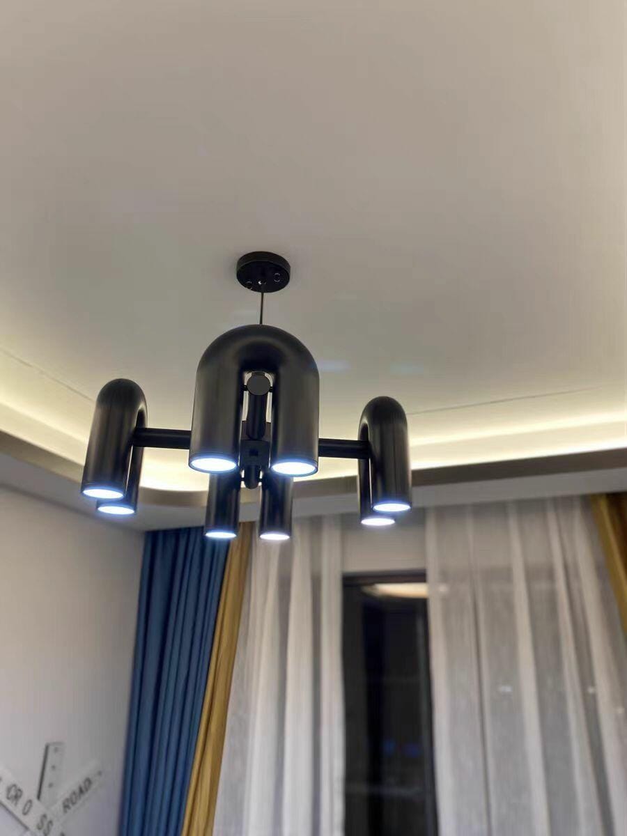 Customer photo review of Cirkus Chandelier, Integrated LED, Movable U-Heads, Linear or Circular