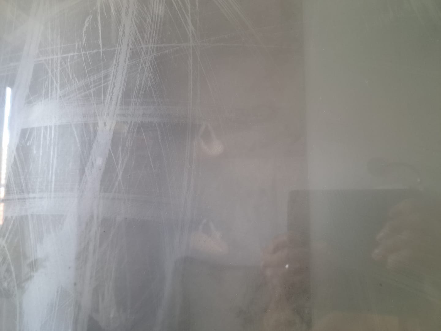 Customer photo review of GLASSGUARD® Glass Restoration Stain Remover Diamond Edition