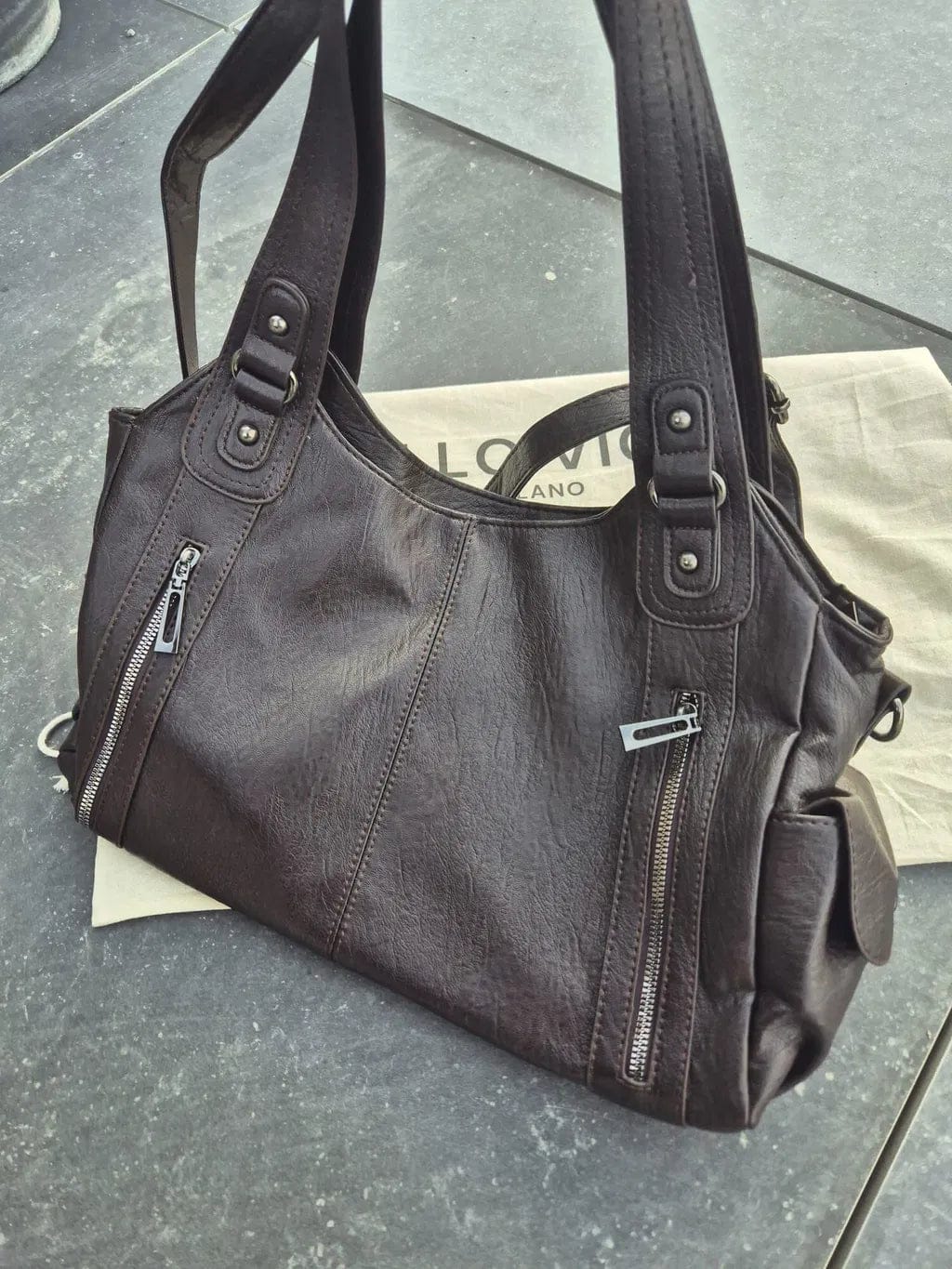Customer photo review of The Brooklyn Bag