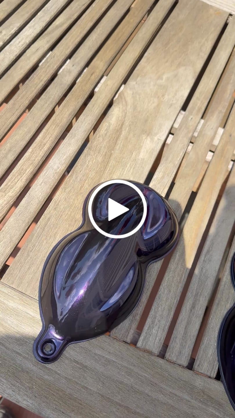 Customer video review of Phantom Purple Painted Sample (Black Ground Coat)