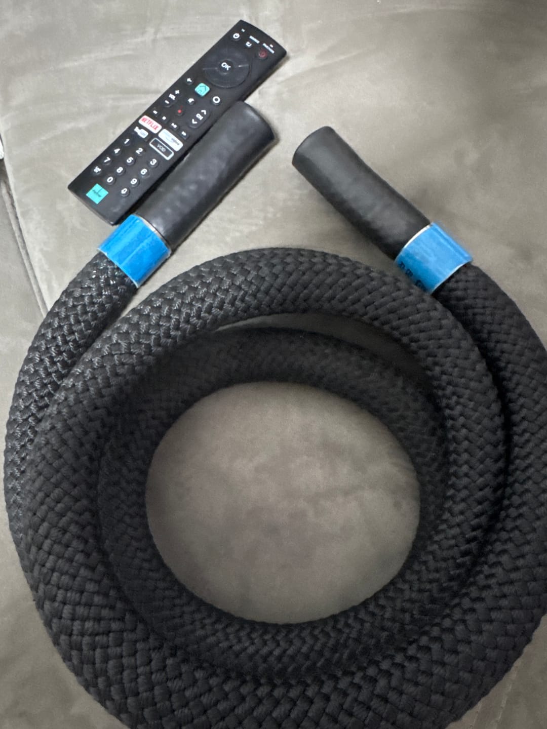 Customer photo review of Battle Jump Rope - Heavy skipping rope