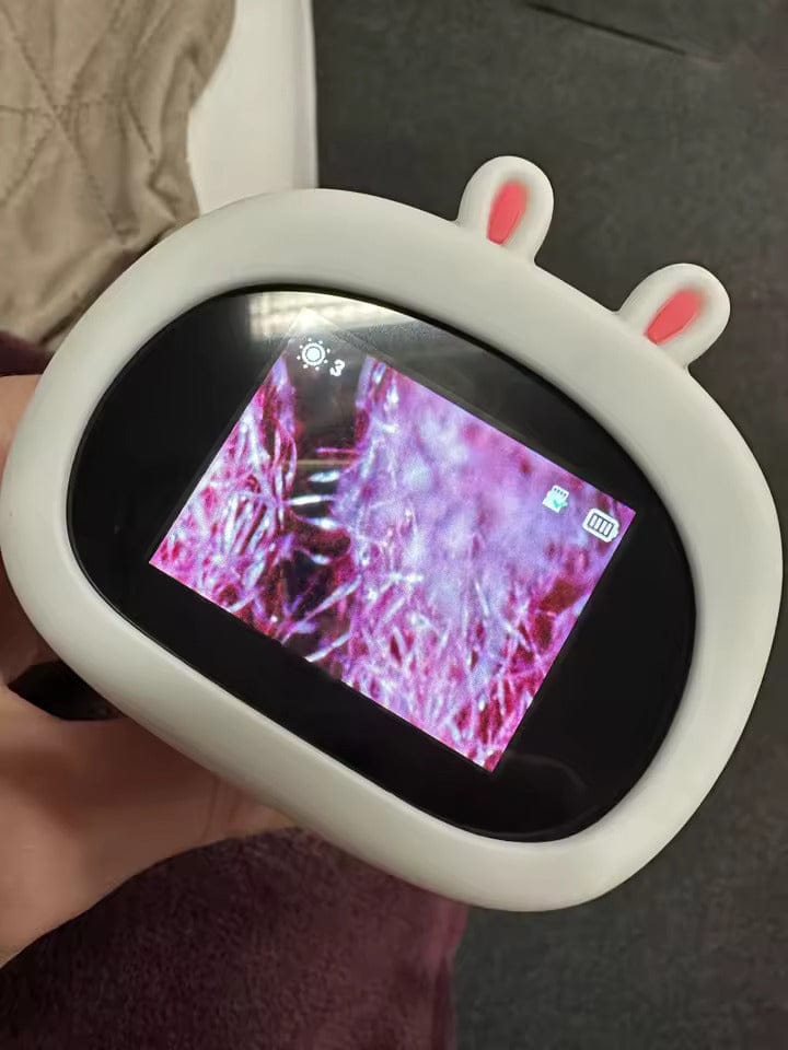 Customer photo review of Kit Explorador: Microscopio Infantil Portable Digital HD + Guía de Crianza Digital 🔬✨