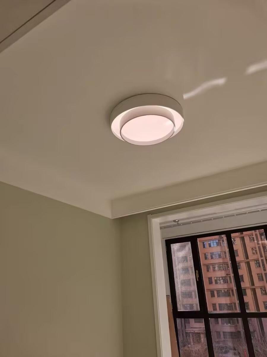 Customer photo review of Melody Ceiling Light, Cylinder Shade, Integrated LED, White Grey Black