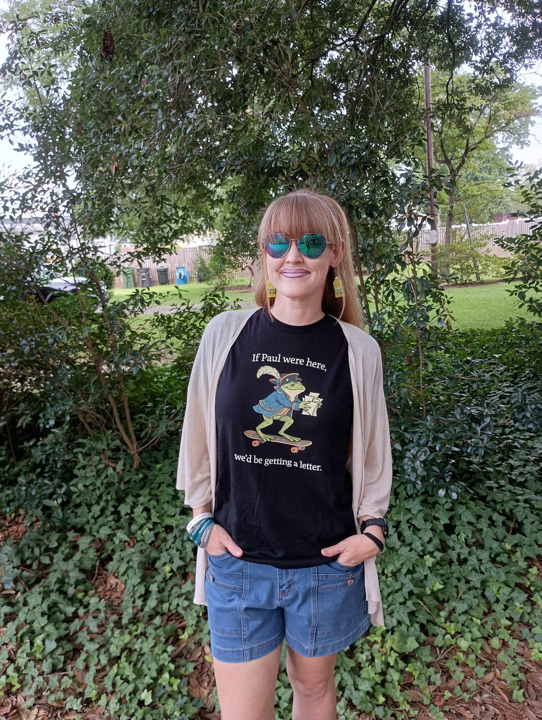 Customer photo review of Special Delivery T-Shirt