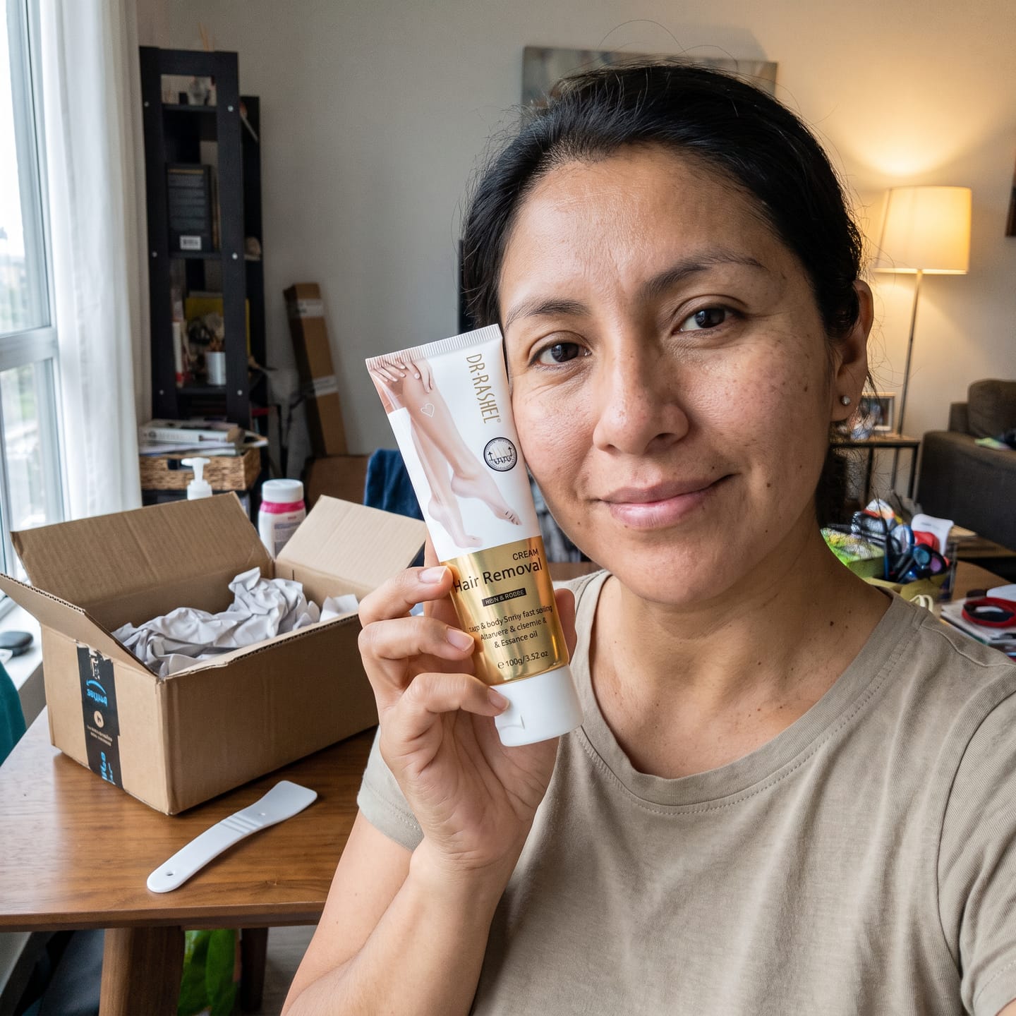 Customer photo review of Crema Depilatoria Dr. Rashel