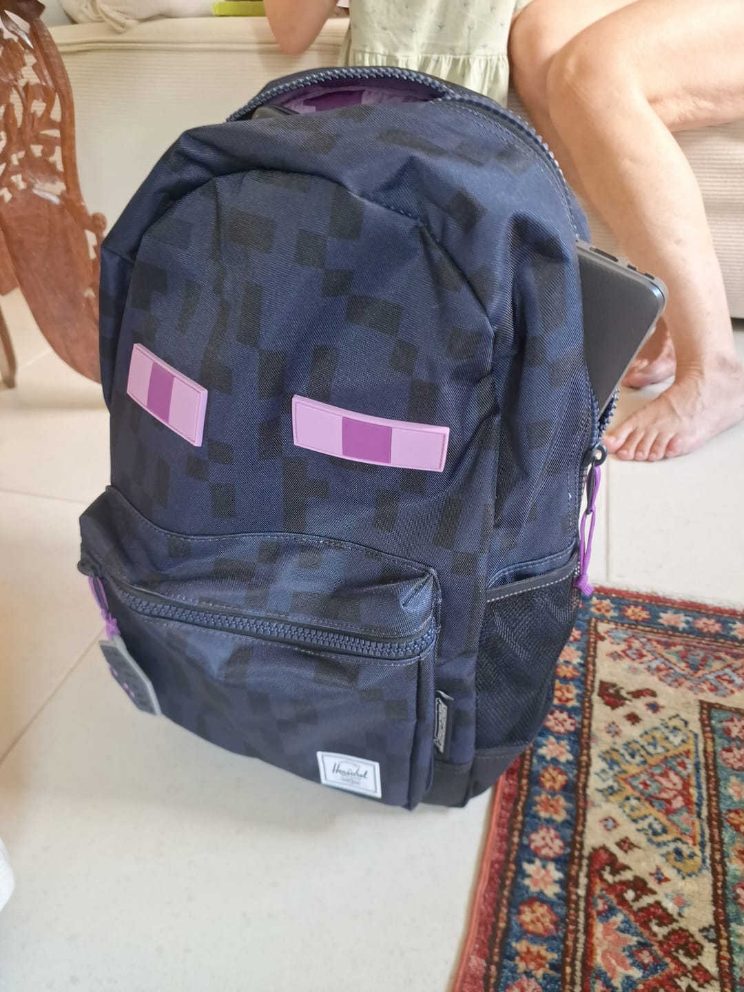Customer photo review of תיק גב Minecraft Herschel Heritage™ Youth Backpack