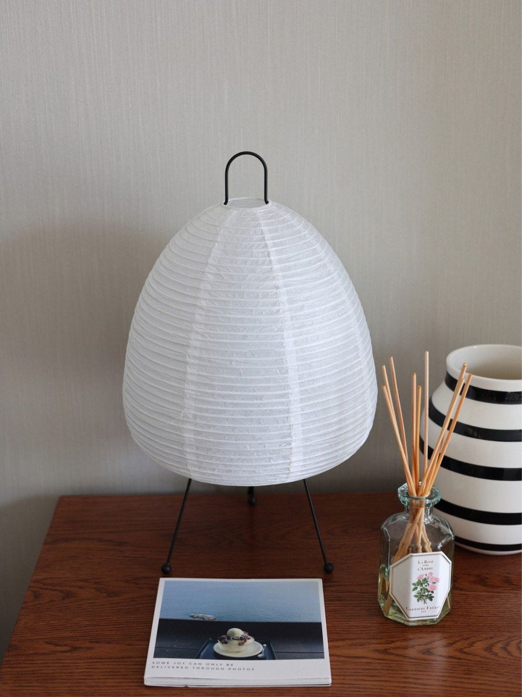 Customer photo review of Table Lamp, Xuanzhi, Handmade Mulberry Paper Shade, E26/E27, Plug-In