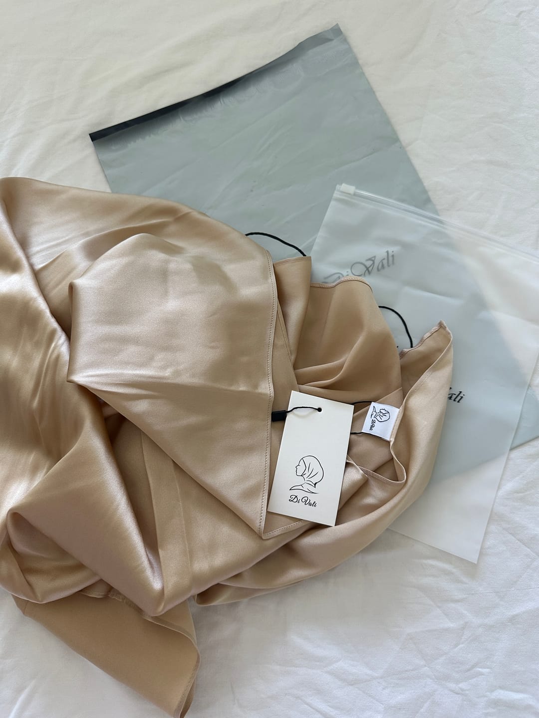 Customer photo review of Pure Silk Hijab