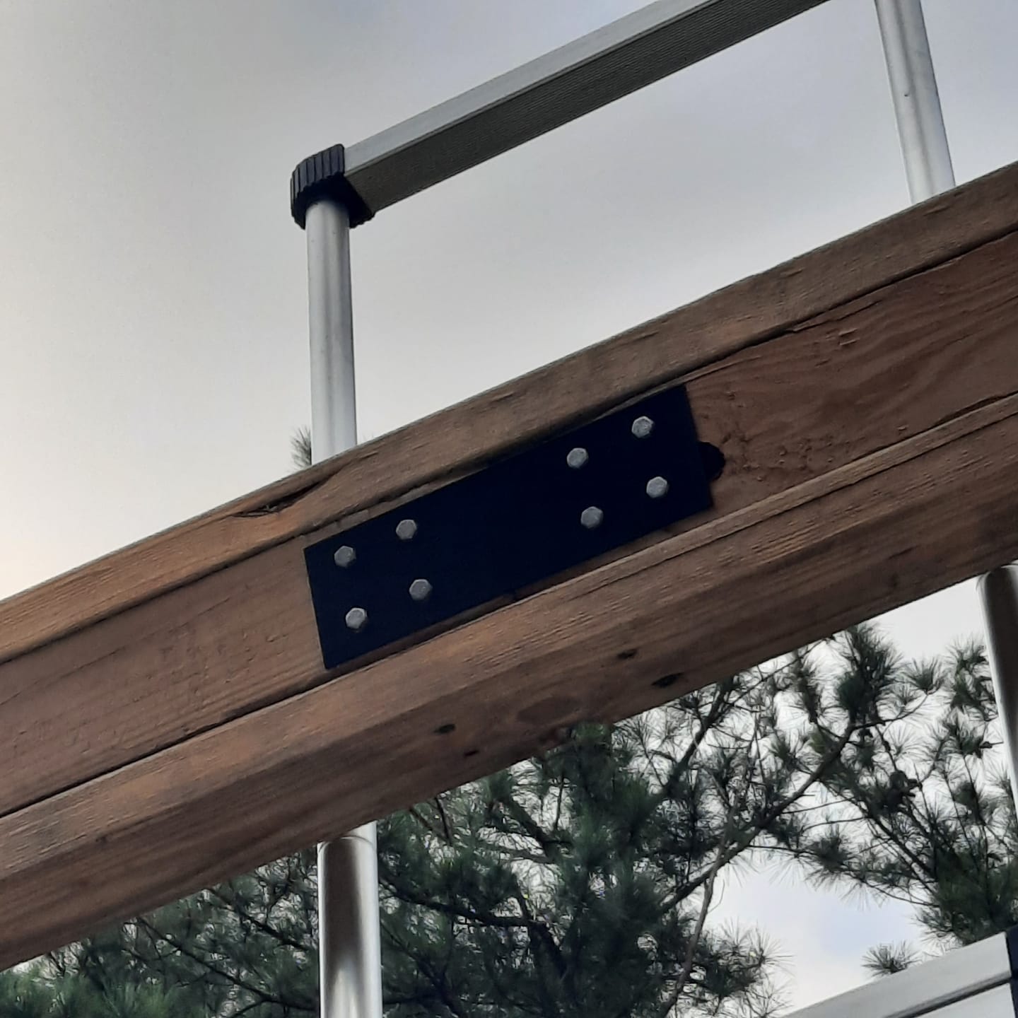Customer photo review of Industrial Style Straight Brackets - Various Sizes