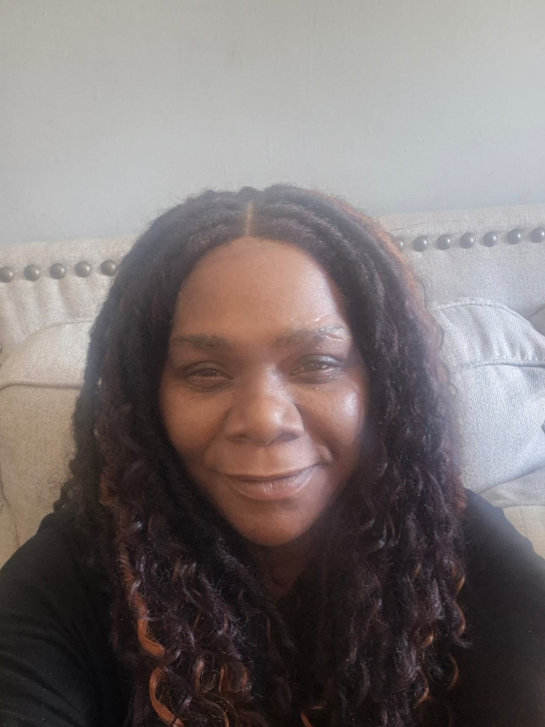 Customer photo review of Outre Glueless Pre-Braided HD 13x4 Lace Front Wig - BOHO DEEP LOCS 26"
