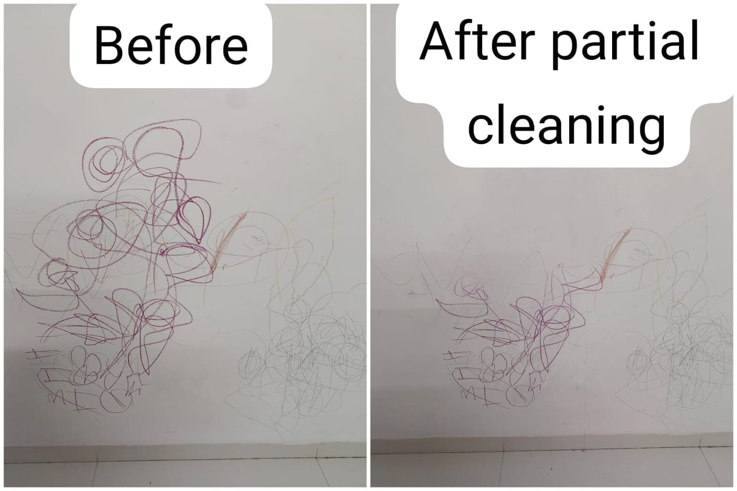 Customer photo review of Multi-Purpose Magic Eraser