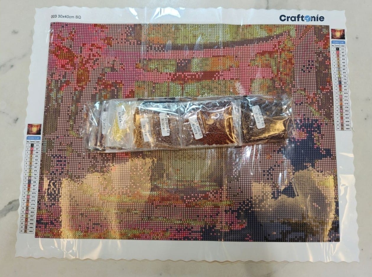 Customer photo review of Personalisiertes Diamond Painting