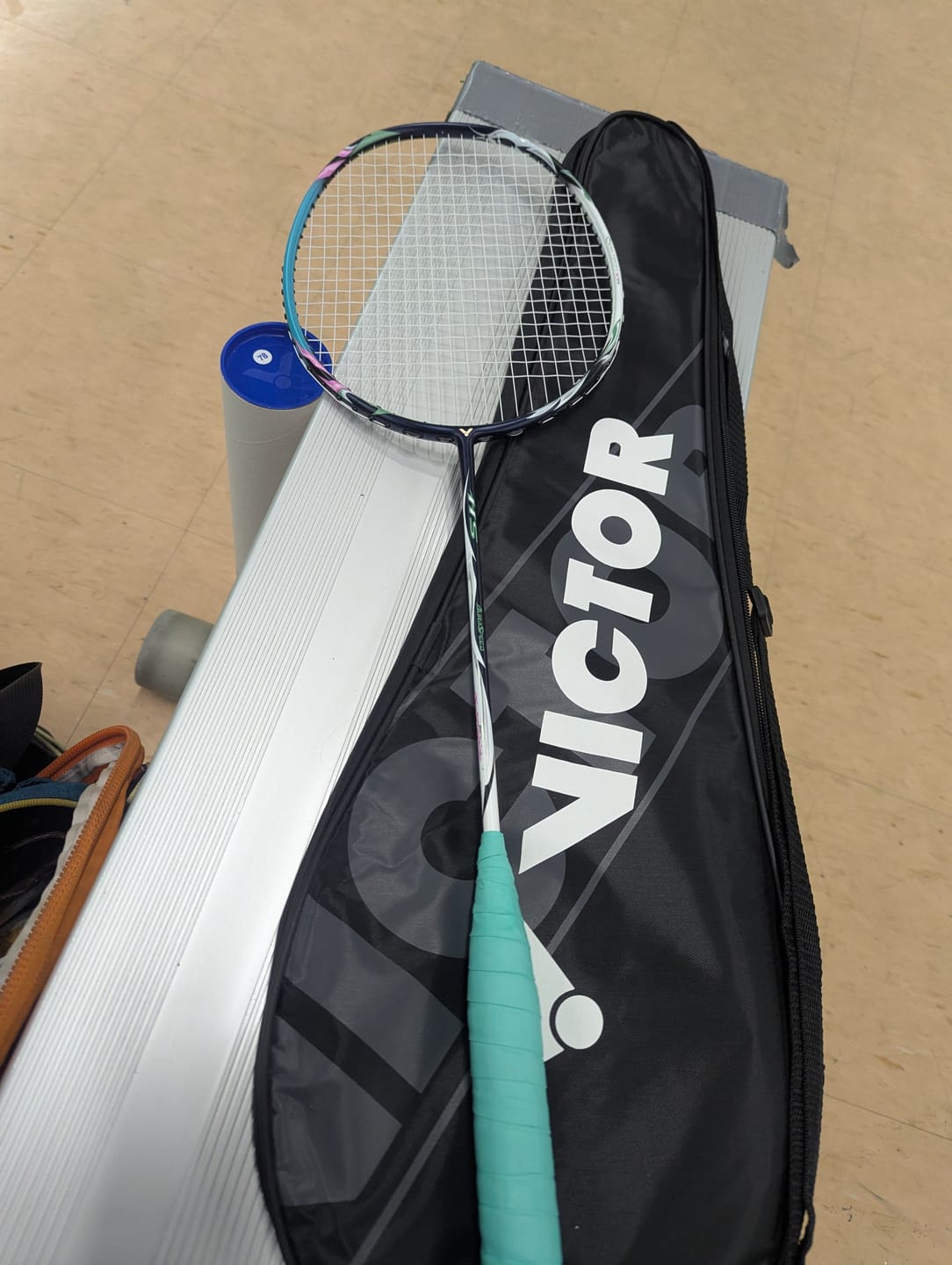 Customer photo review of Victor Auraspeed Hypersonic B Unstrung Badminton Racket [ARS-HS]