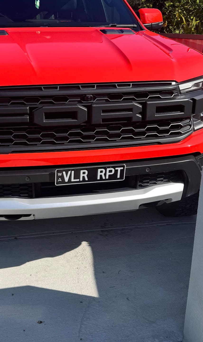 Customer photo review of [WA] Slimline SL2 - 372mm (w) x 100mm (h) - Number Plate Bracket