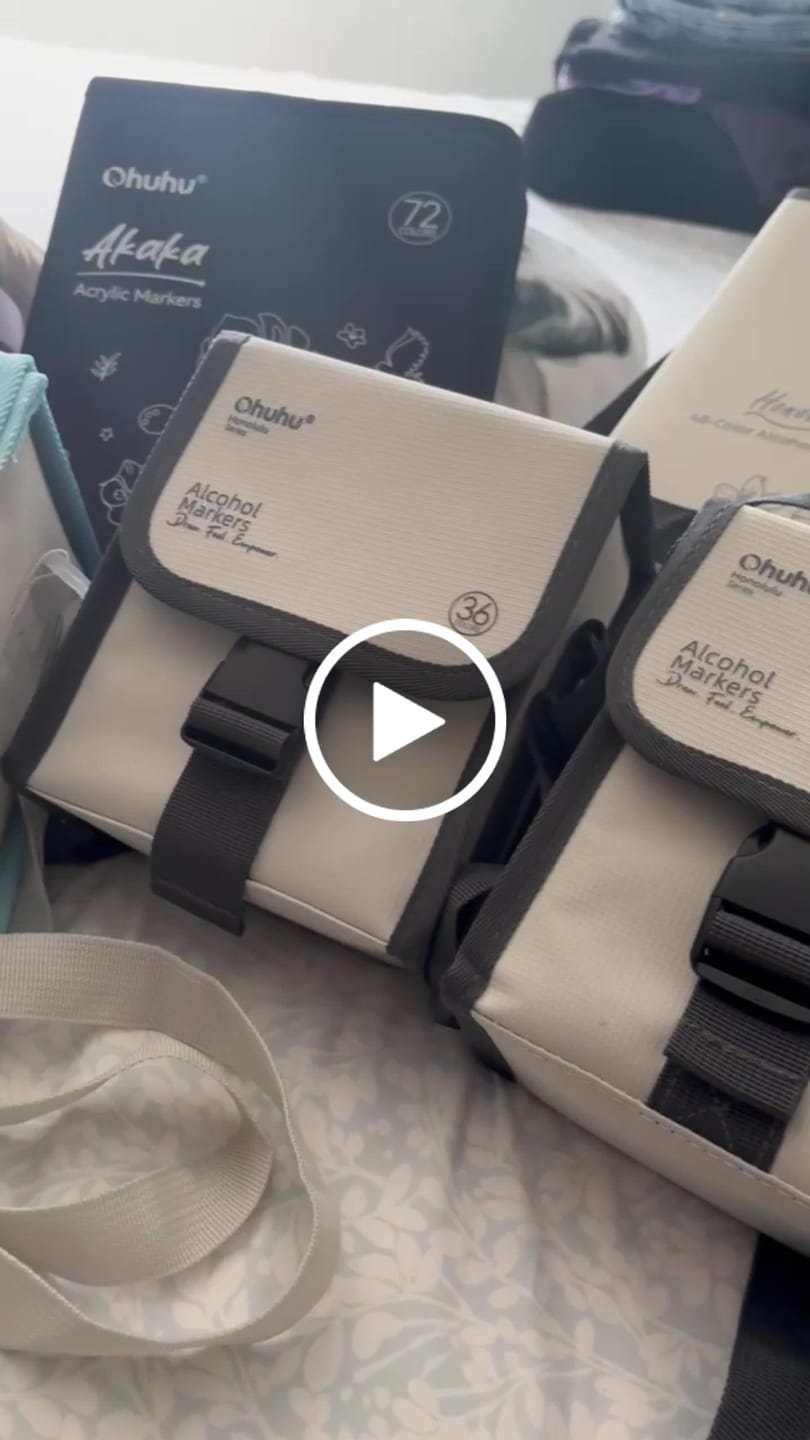 Customer video review of Ohuhu Honolulu Colorless Blender Marker - Pack of 6