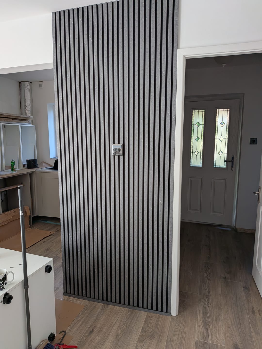Customer photo review of Premium Acoustic Marble Wall Panel (Multiple Colours)
