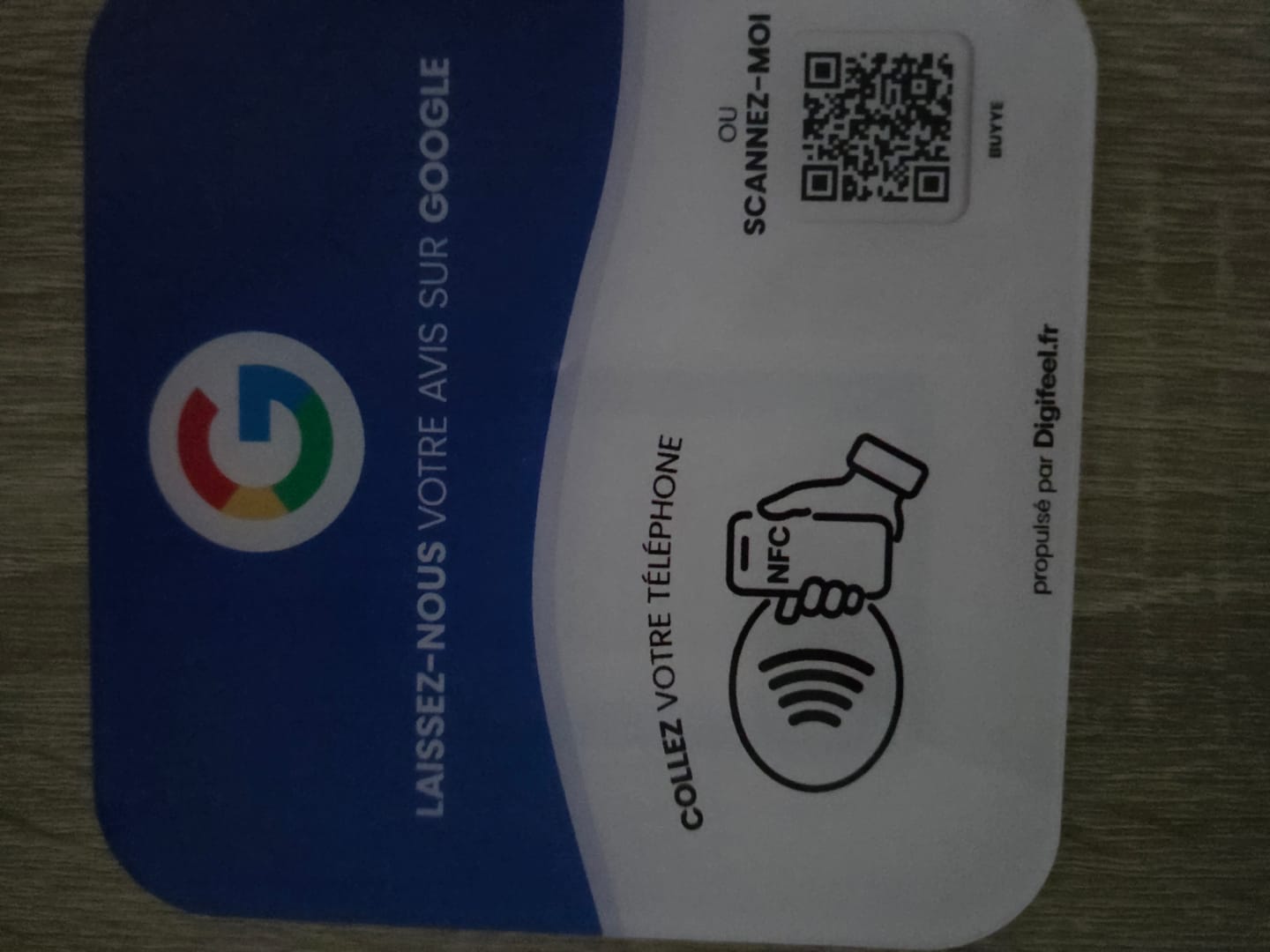 Customer photo review of Plaque — Avis Google