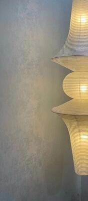 Customer photo review of Washi Paper E Pendant Light, Tall Mulberry Shade, E26/E27, Hardwired