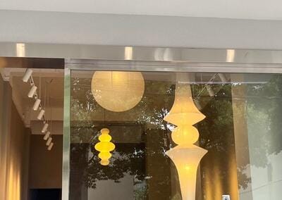 Customer photo review of Washi Paper E Pendant Light, Tall Mulberry Shade, E26/E27, Hardwired