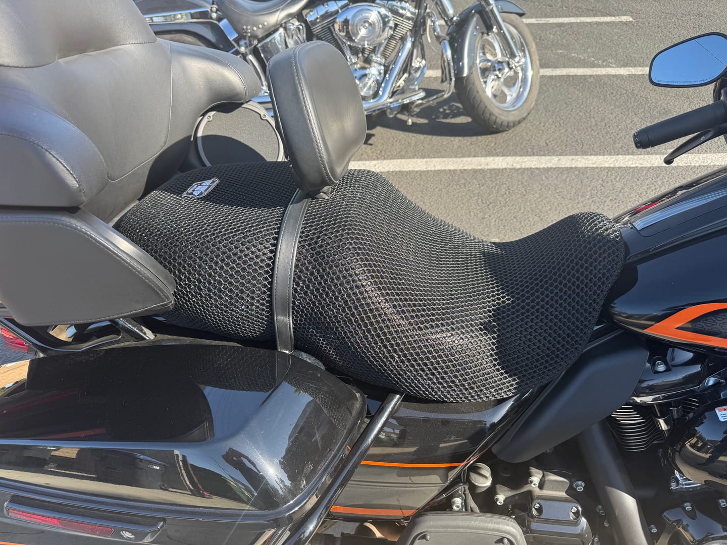 Customer photo review of Wind Rider Seat Cover