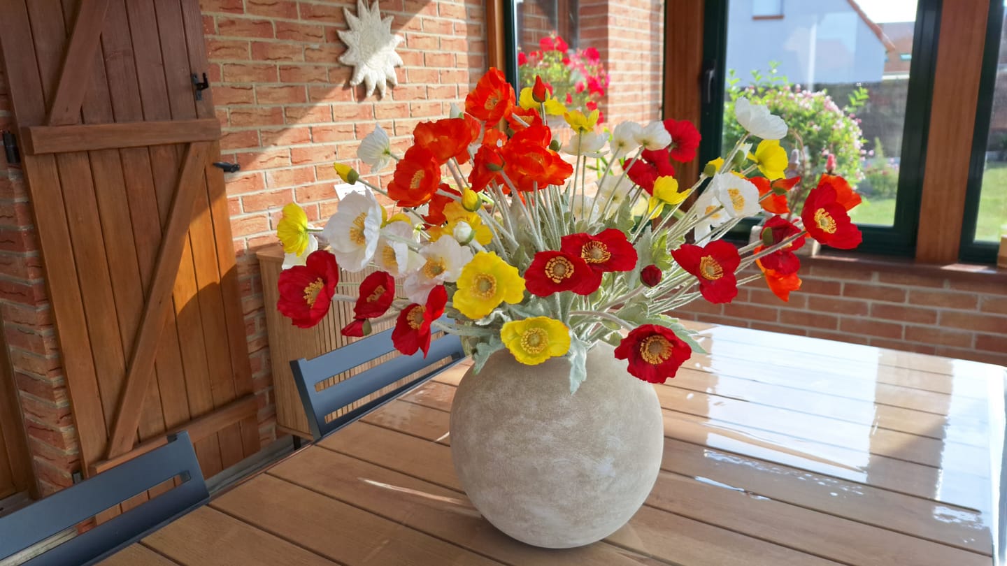 Customer photo review of Coquelicots - Mélange d'été (10 tiges)