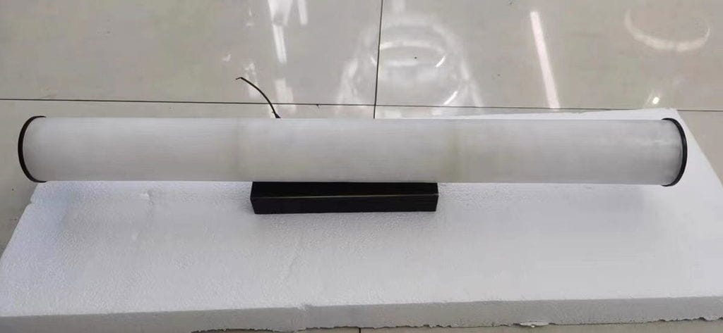 Customer photo review of Callisto Wall Sconce, Natural Alabaster Shade, Brass or Black, Integrated LED