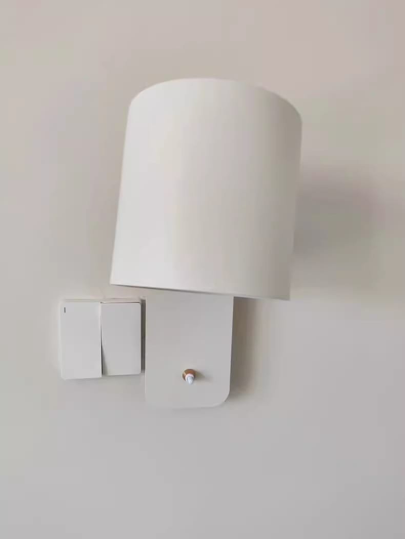 Customer photo review of Wall Lamp, Rotatable Cylinder Shade, E26/E27, Metal, Matte Finish