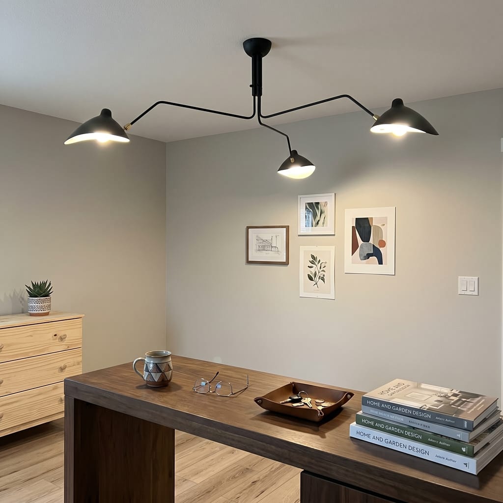 Customer photo review of Chandelier, Multi-Arm Spider, Metal and Brass, E26 / E27, 3 or 6 Heads