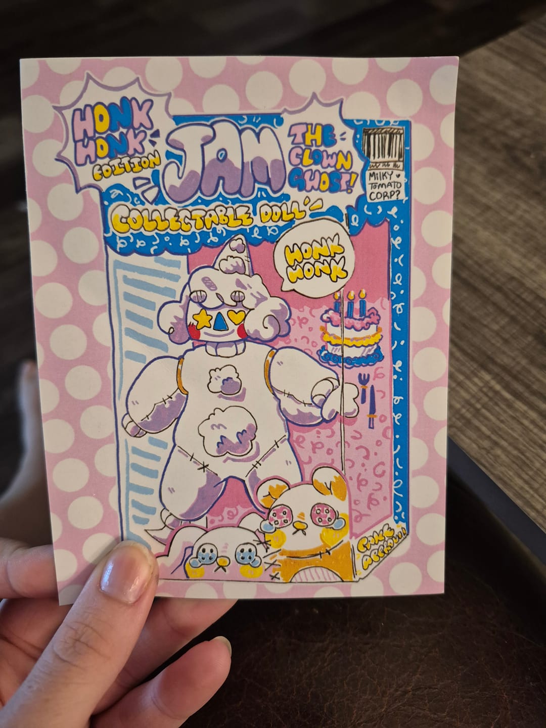 Customer photo review of Clown Doll Toy Box Mini Print: OC Jam