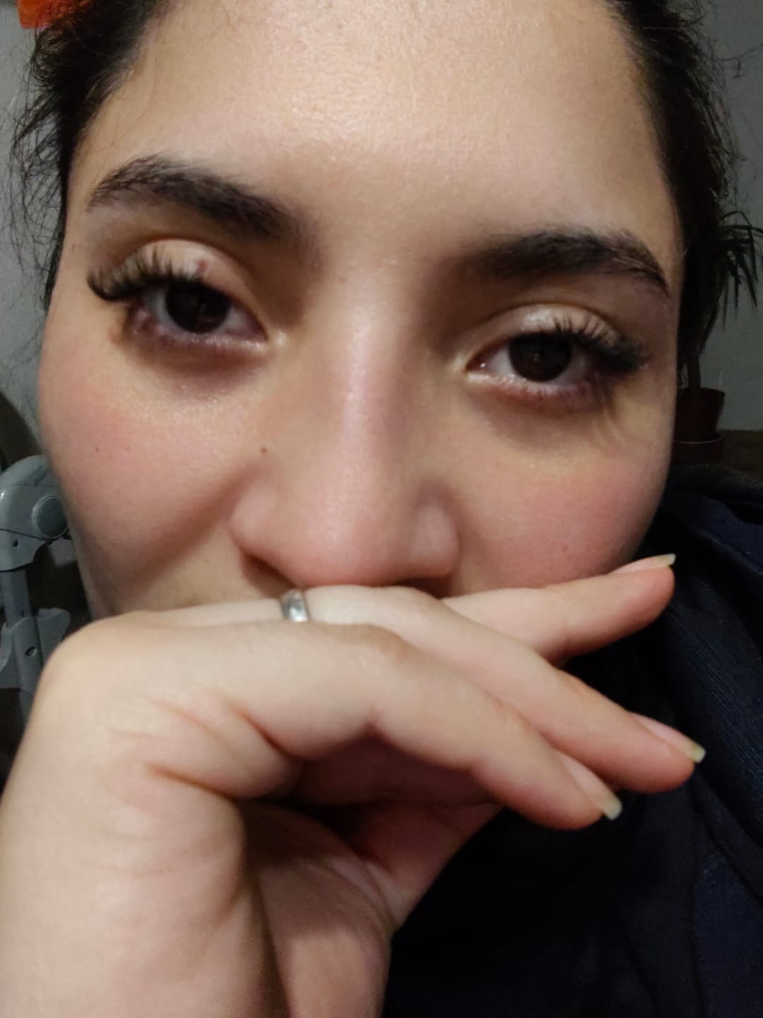 Customer photo review of Pegamento Pestañas Postizas Individuales Negro 3.5G Andrea