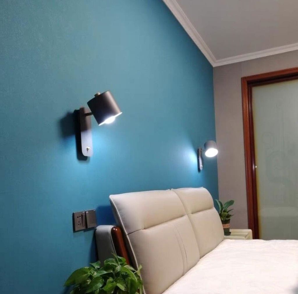 Customer photo review of Wall Lamp, Rotatable Cylinder Shade, E26/E27, Metal, Matte Finish