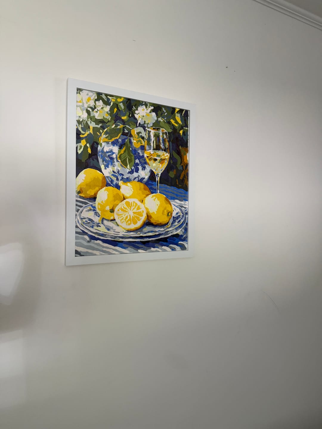 Customer photo review of Lemons and Wine | Paint by Numbers