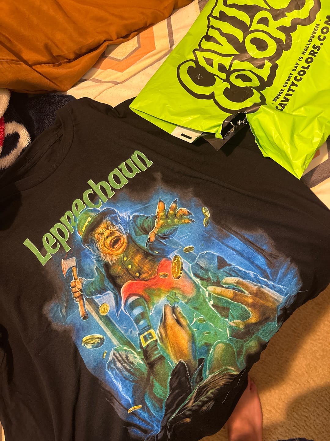 Customer photo review of LEPRECHAUN - T-SHIRT