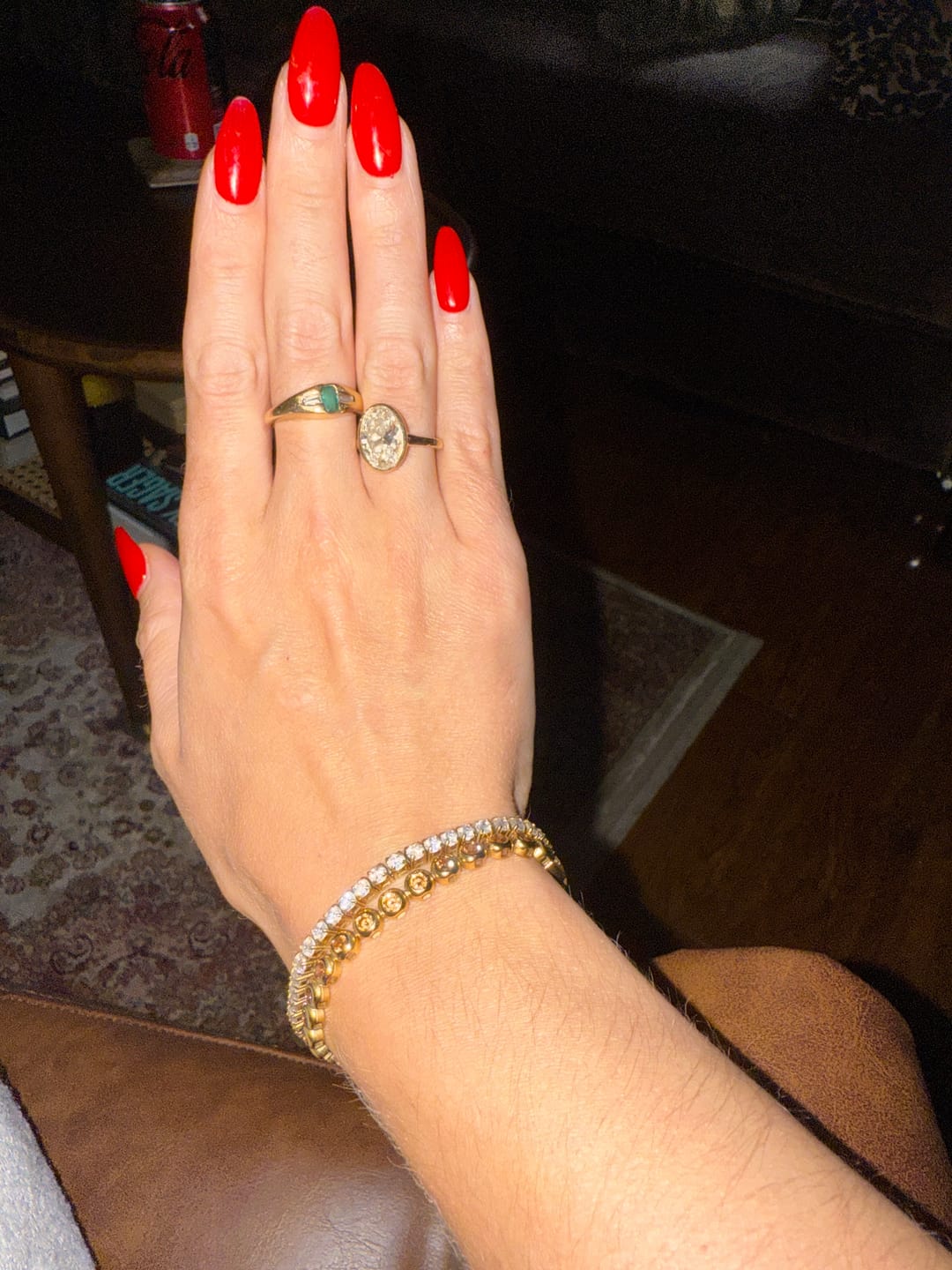 Customer photo review of Classic Bezel Tennis Bracelet Coffee