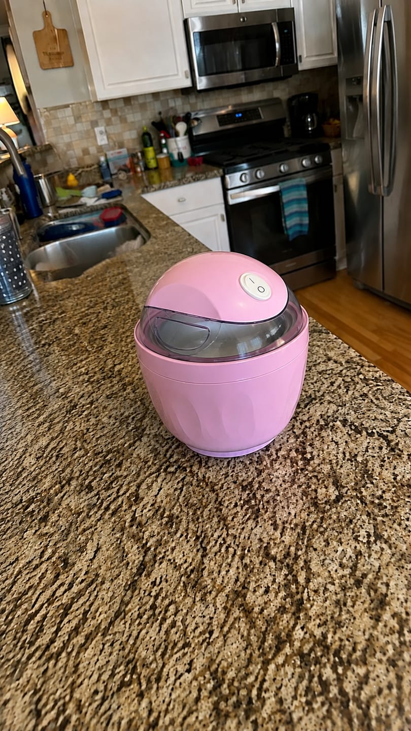 Customer photo review of Ice cream maker