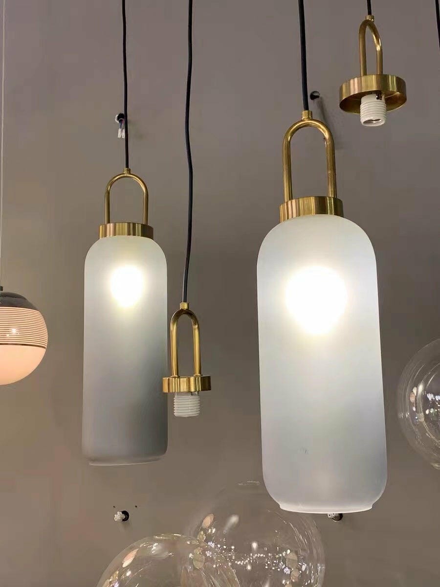 Customer photo review of Pendant Light, Copper-Plated Glass Shade, E26/E27, Hardwired