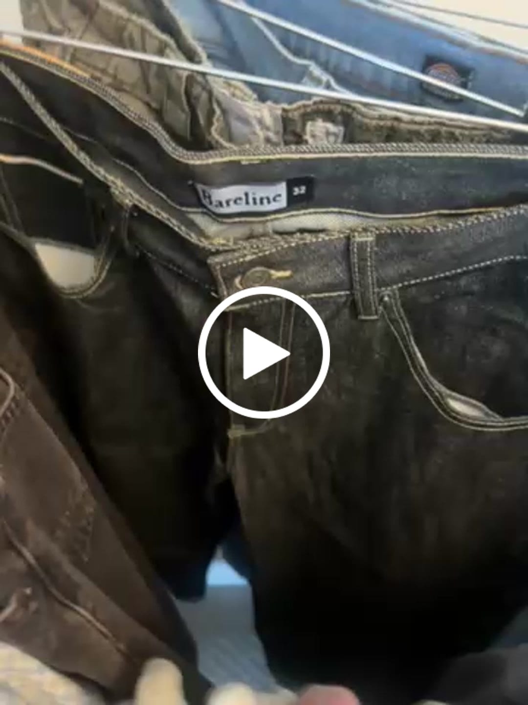 Customer video review of Raw Black Selvedge Denim