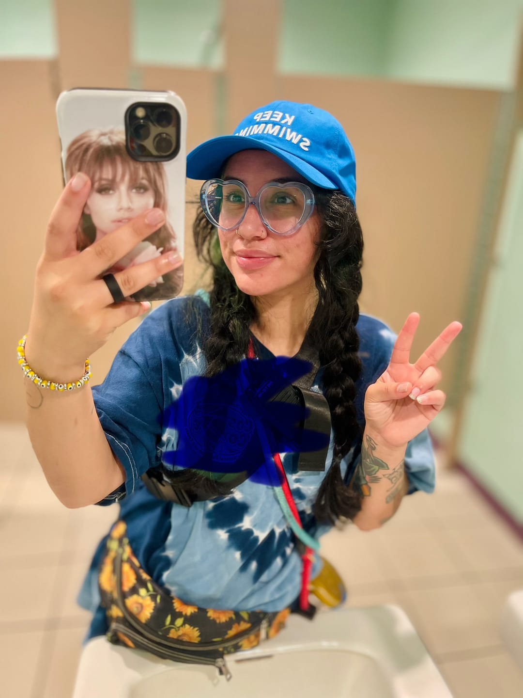Customer photo review of [4TH PRE-ORDER] BTS - SWIM OFFICIAL MD BALL CAP (BLUE)