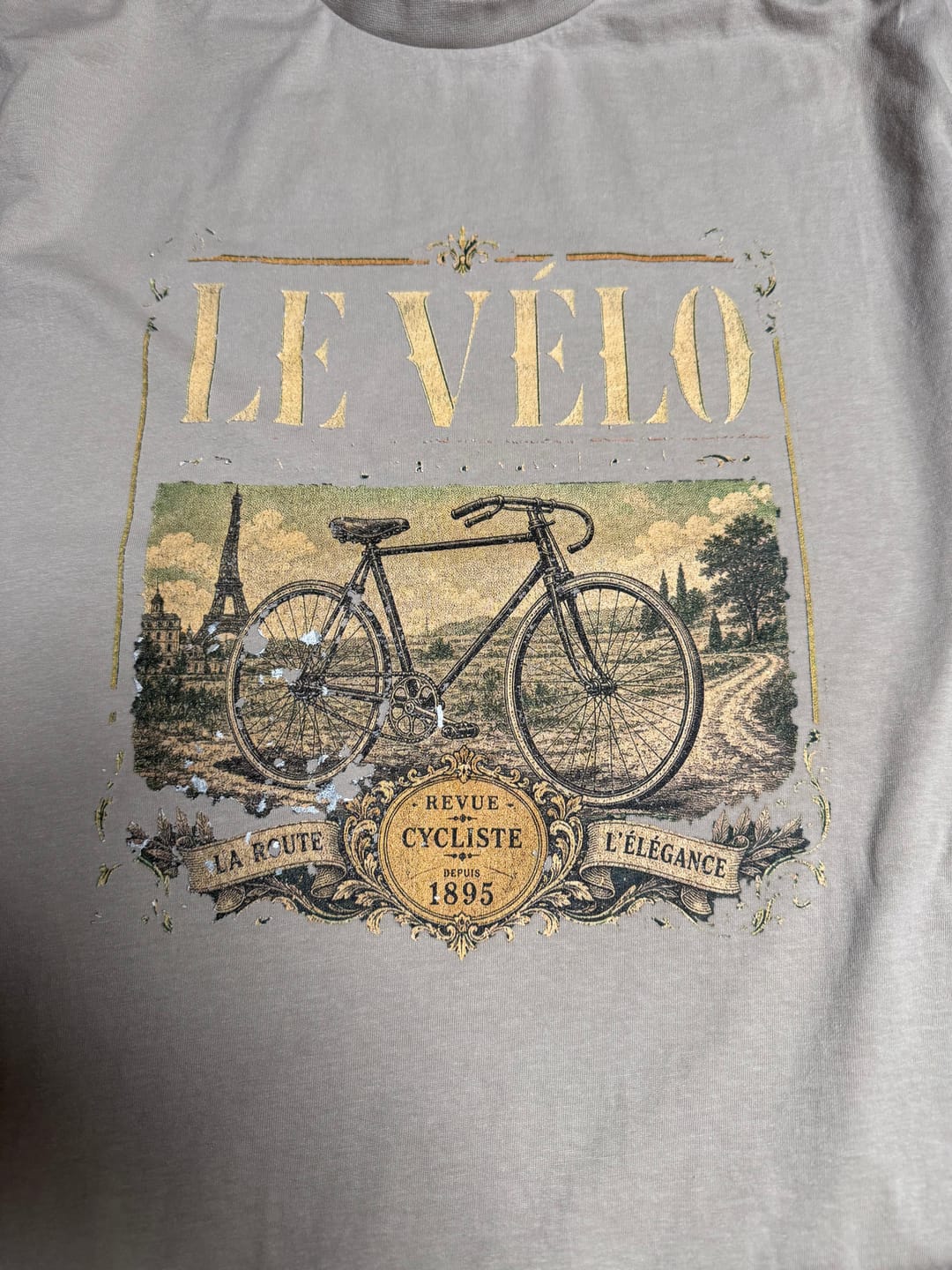 Customer photo review of Le Vélo Cycling T-Shirt