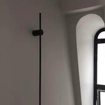 Customer photo review of Wall Light, Linear LED Slim Tube, Black or Copper, Wall or Ceiling Mount