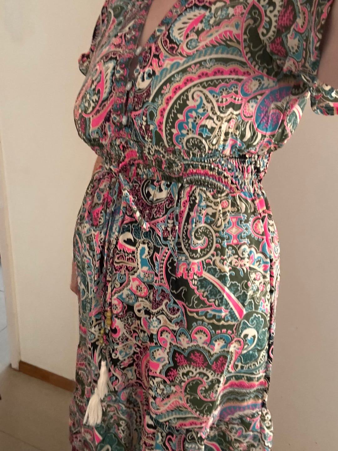 Customer photo review of Flamingo Dress ~ Retro Paisley