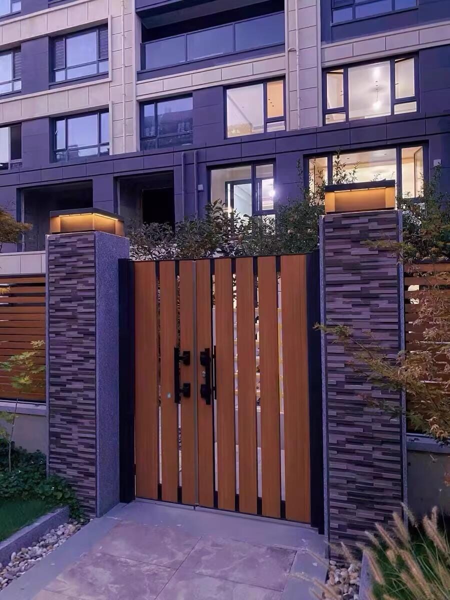 Customer photo review of Outdoor Post Light, Black Metal, Frosted Acrylic, LED, IP65