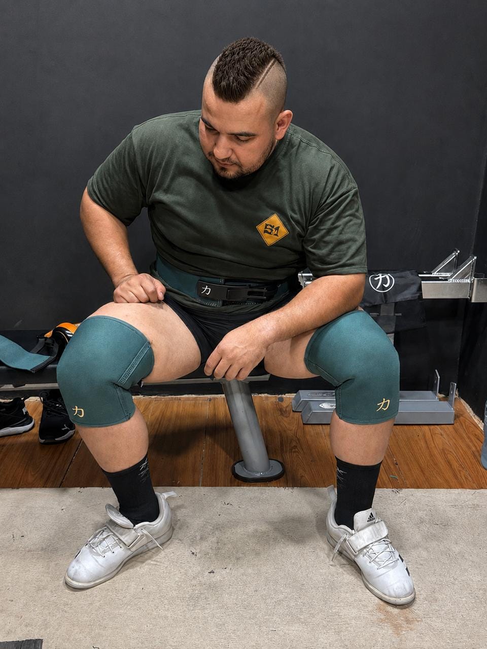 Customer photo review of 10MM Lever Belt - Vintage Green