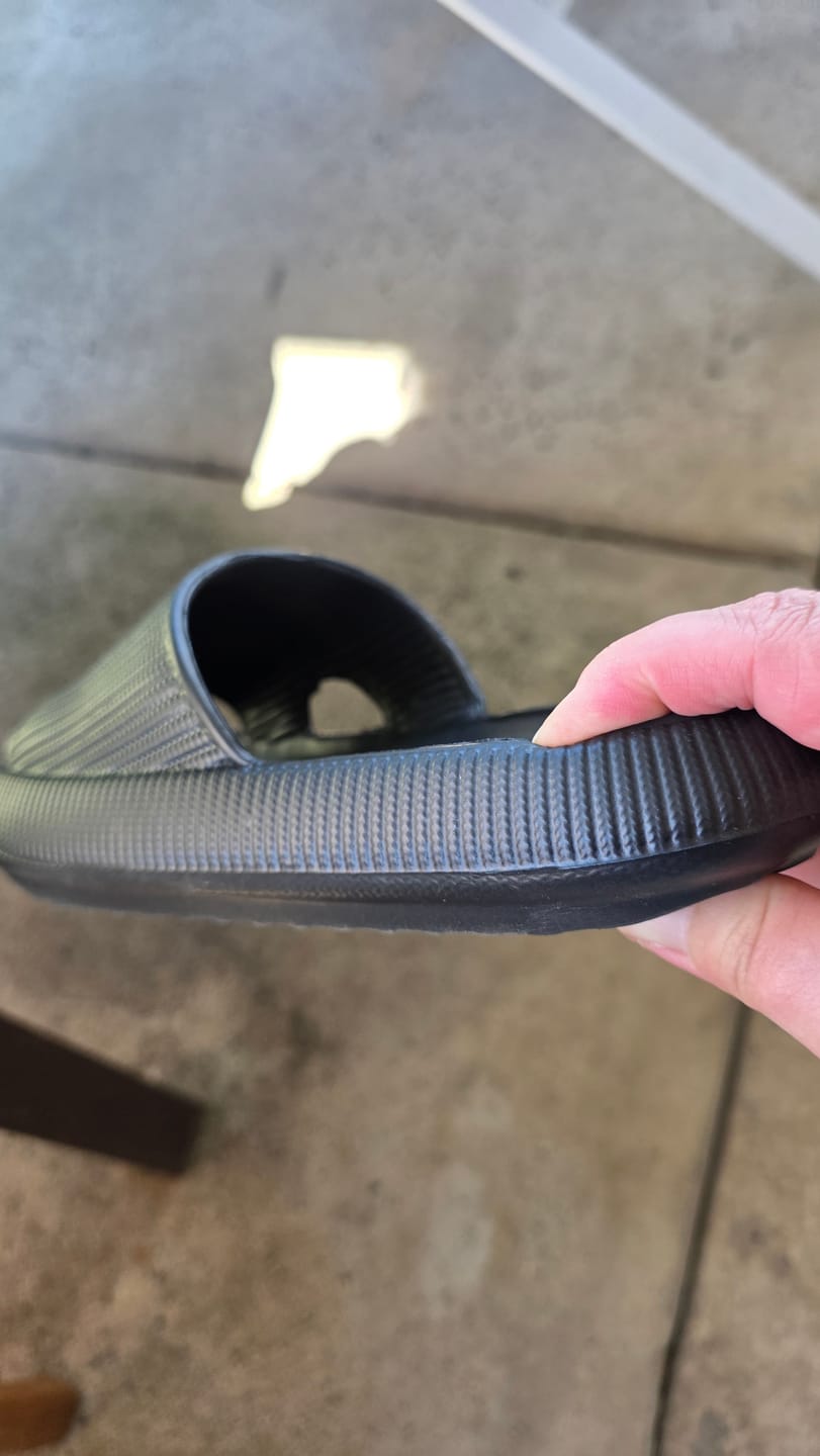 Customer photo review of Cloud Slippers