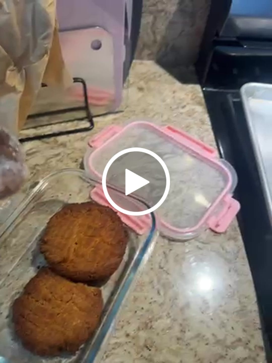 Customer video review of Low Carb Lifestyle Keto Gluten Free Peanut Butter Cookies