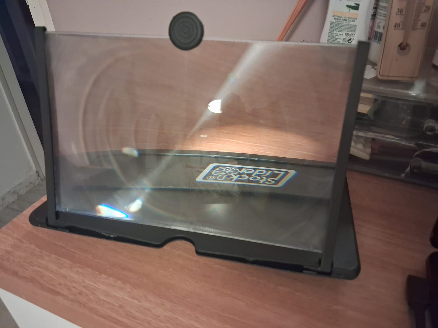 Customer photo review of Amplificador Pantalla Móvil