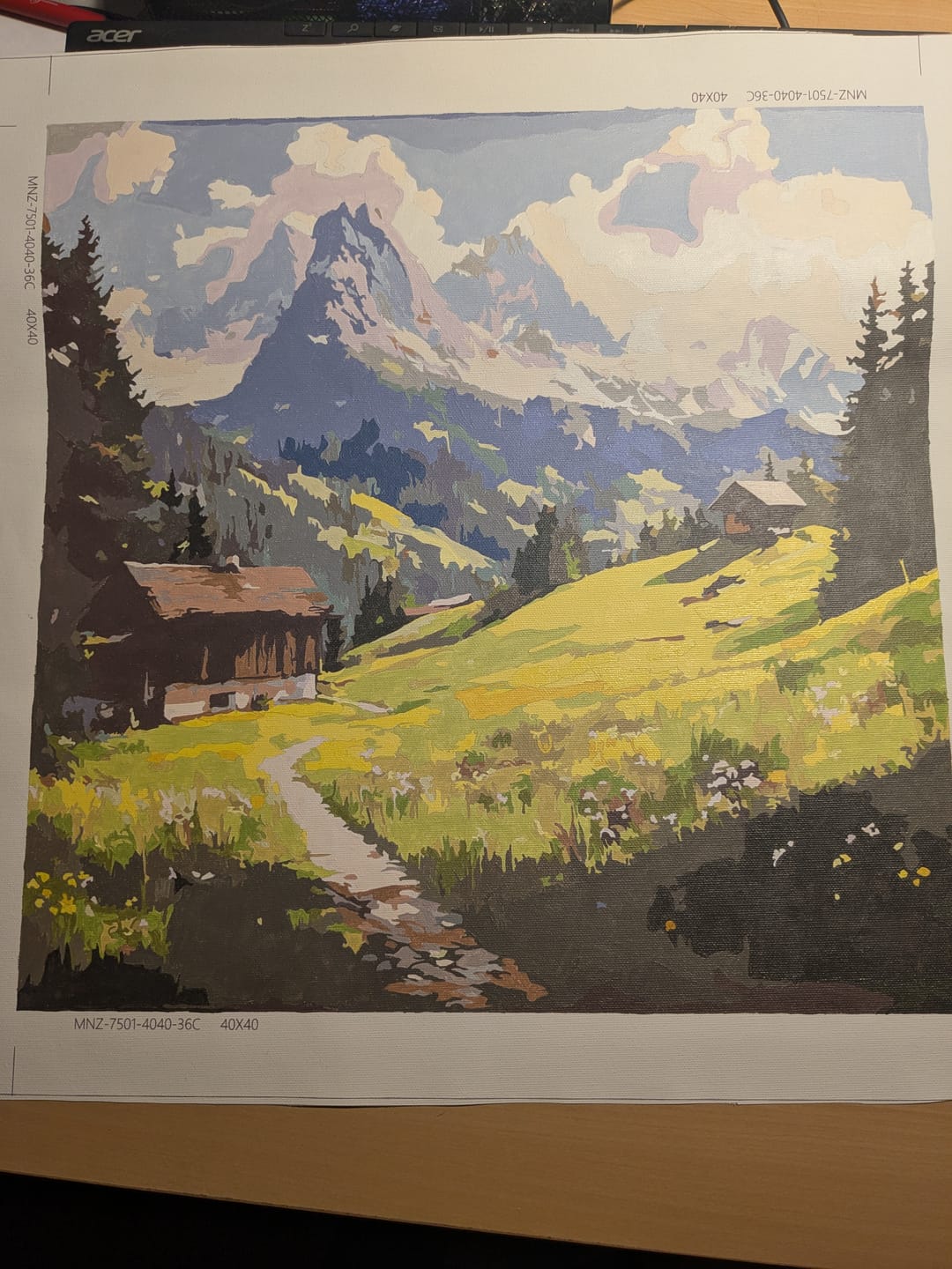 Customer photo review of Malen nach Zahlen - Der Weg in die Stille