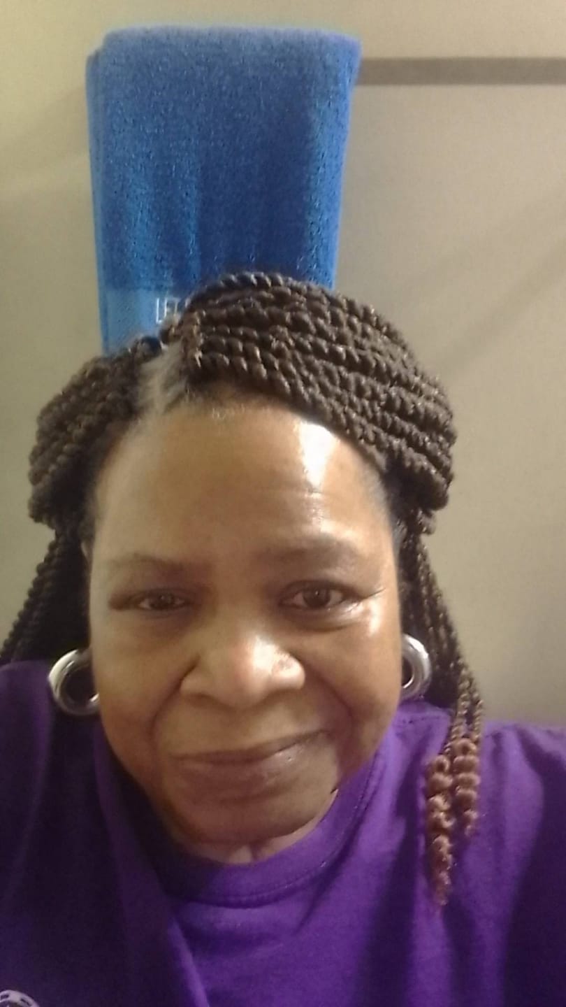Customer photo review of Mane Concept Afri Naptural Crochet Loop Pre-Stretched Braid - SB308 3X COILY ENDS SENEGAL TWIST 18"