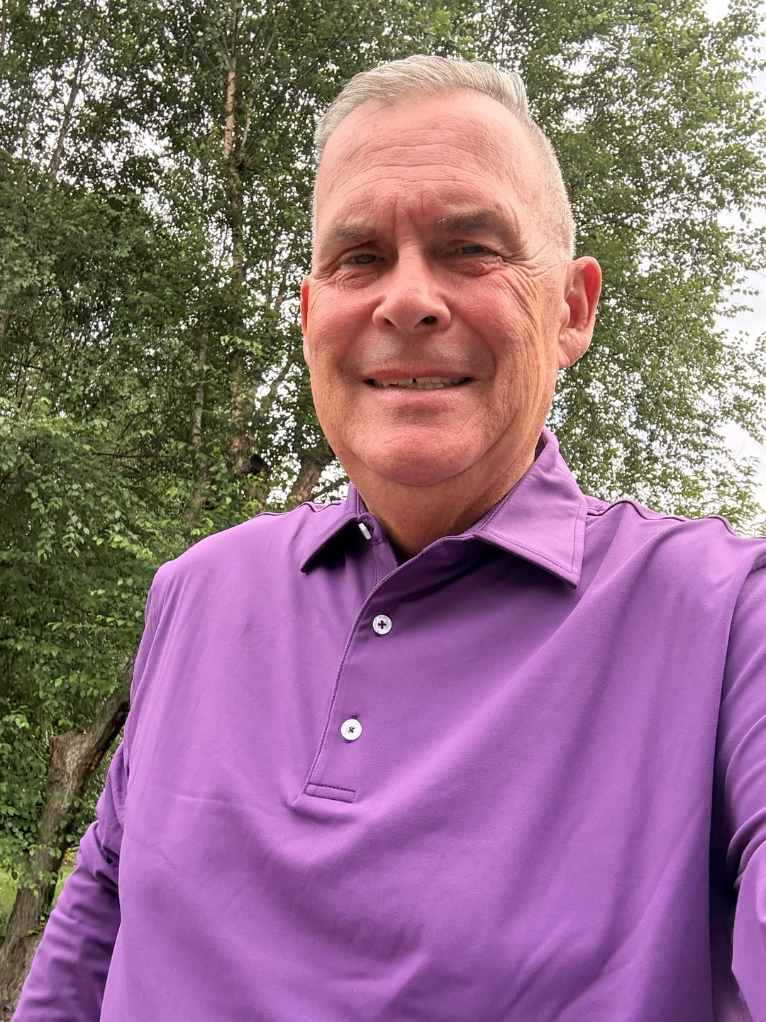 Customer photo review of Luxe Polo Long Sleeve
